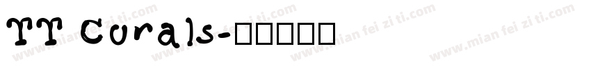 TT Corals字体转换